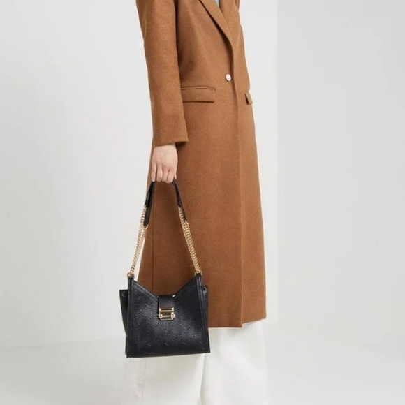 Black Michael Kors Whitney Quilted Chain Shoulder Bag - Picture 12 of 12